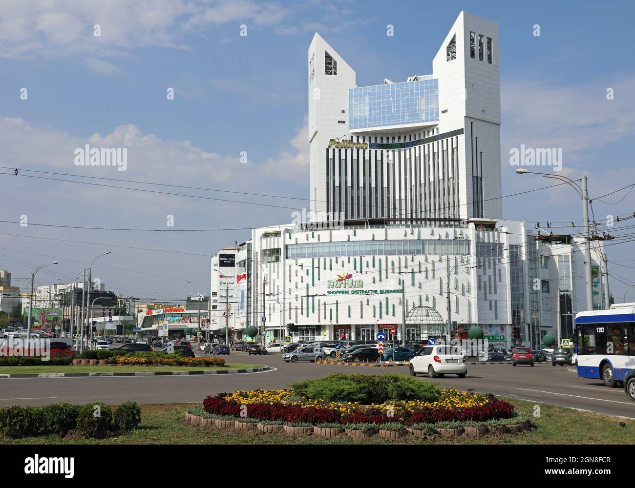 Atrium Shopping Centre in Chisinau Stock Photo
