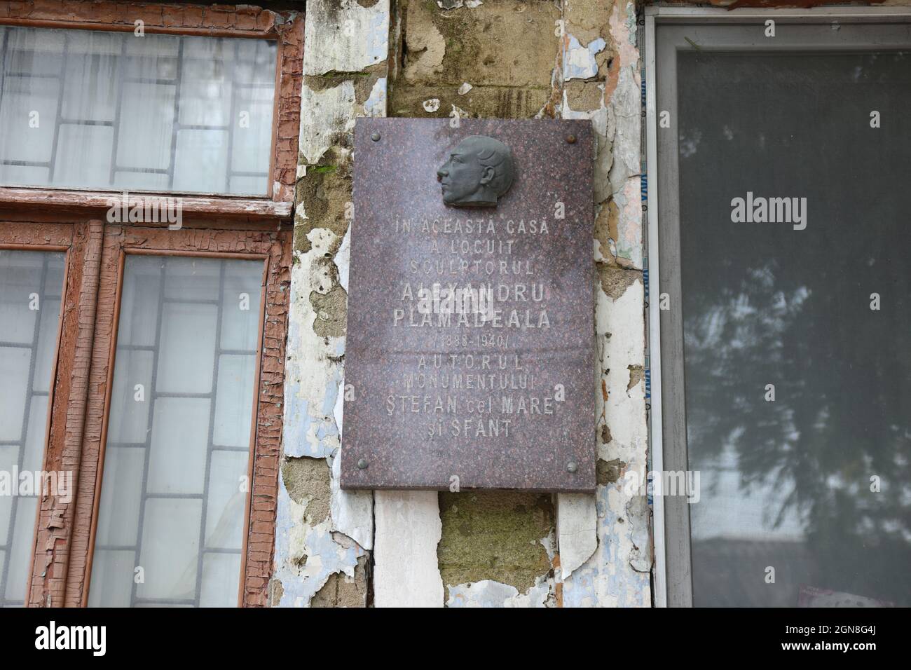 House of Alexandru Plamadeala in Chisinau Stock Photo