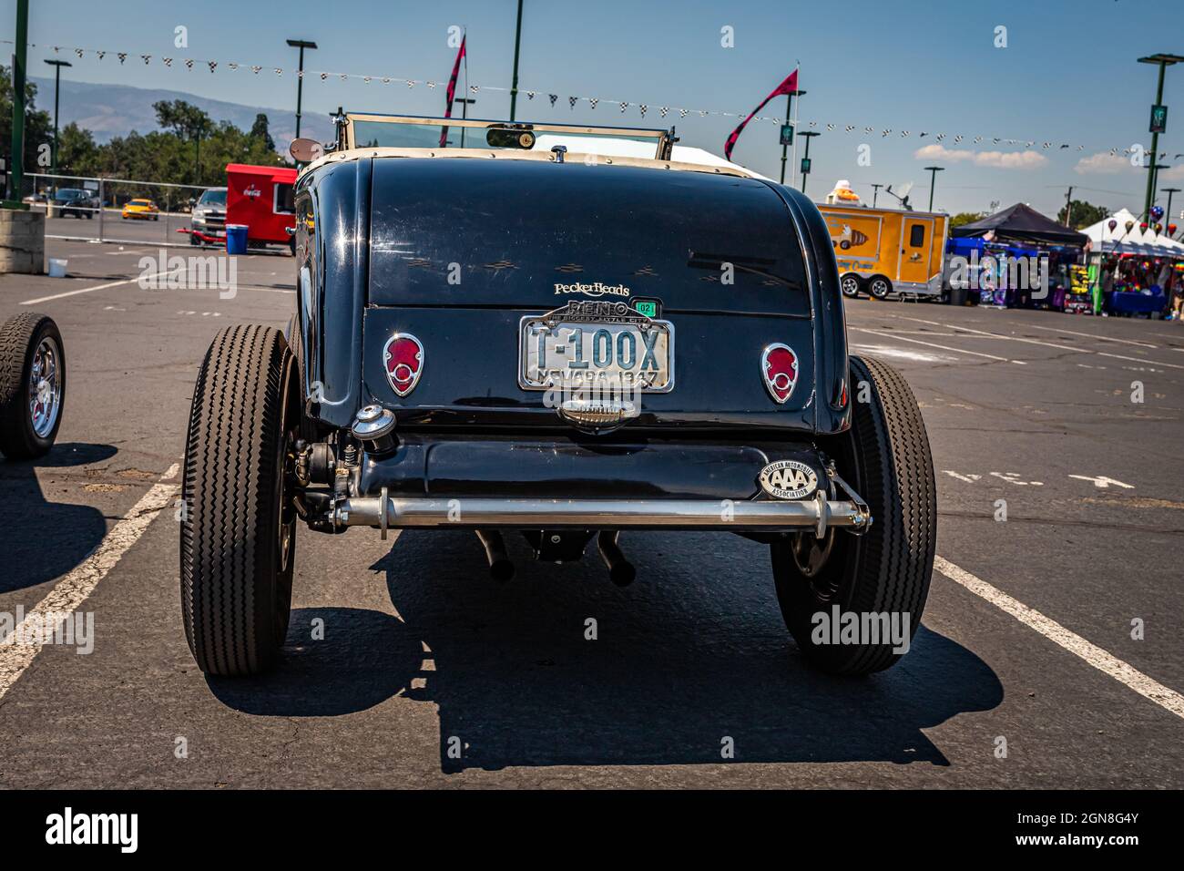 Reno, NV - August 3, 2021: 1932 Ford Roadster Deuce Coupe at a local car show. Stock Photo