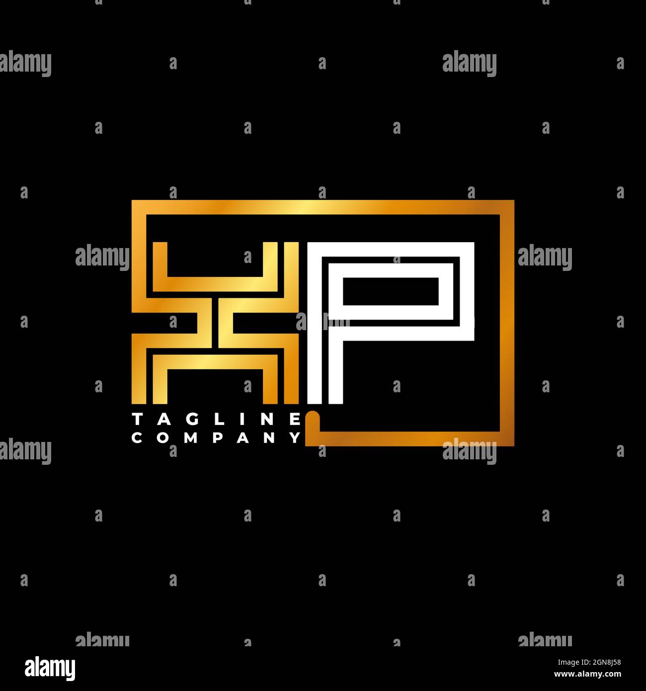 Letter xp logo hi-res stock photography and images - Alamy