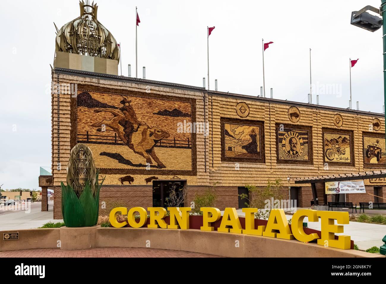Corn Palace in Mitchell, South Dakota, USA [No property release