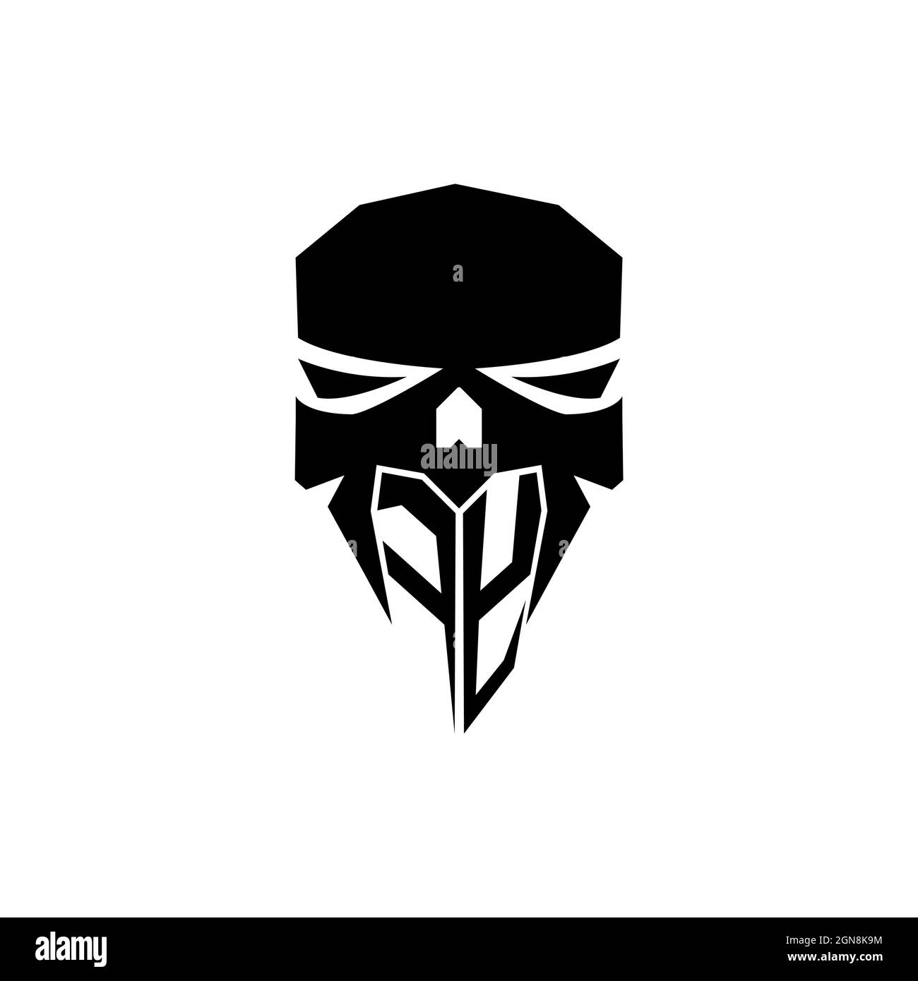 FY Initial ESport gaming logo. Modern head Skull shape template vector logo Stock Vector