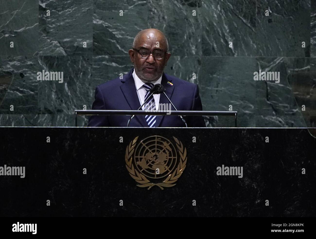 New York, United States. 23rd Sep, 2021. Azali Assoumani, President