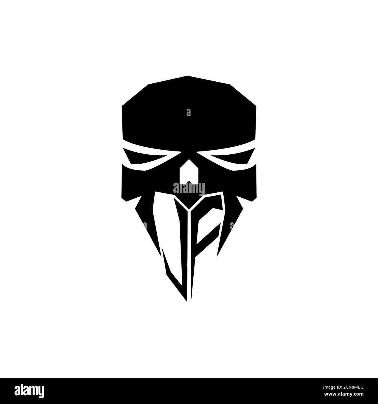 JF Initial ESport gaming logo. Modern head Skull shape template vector logo Stock Vector