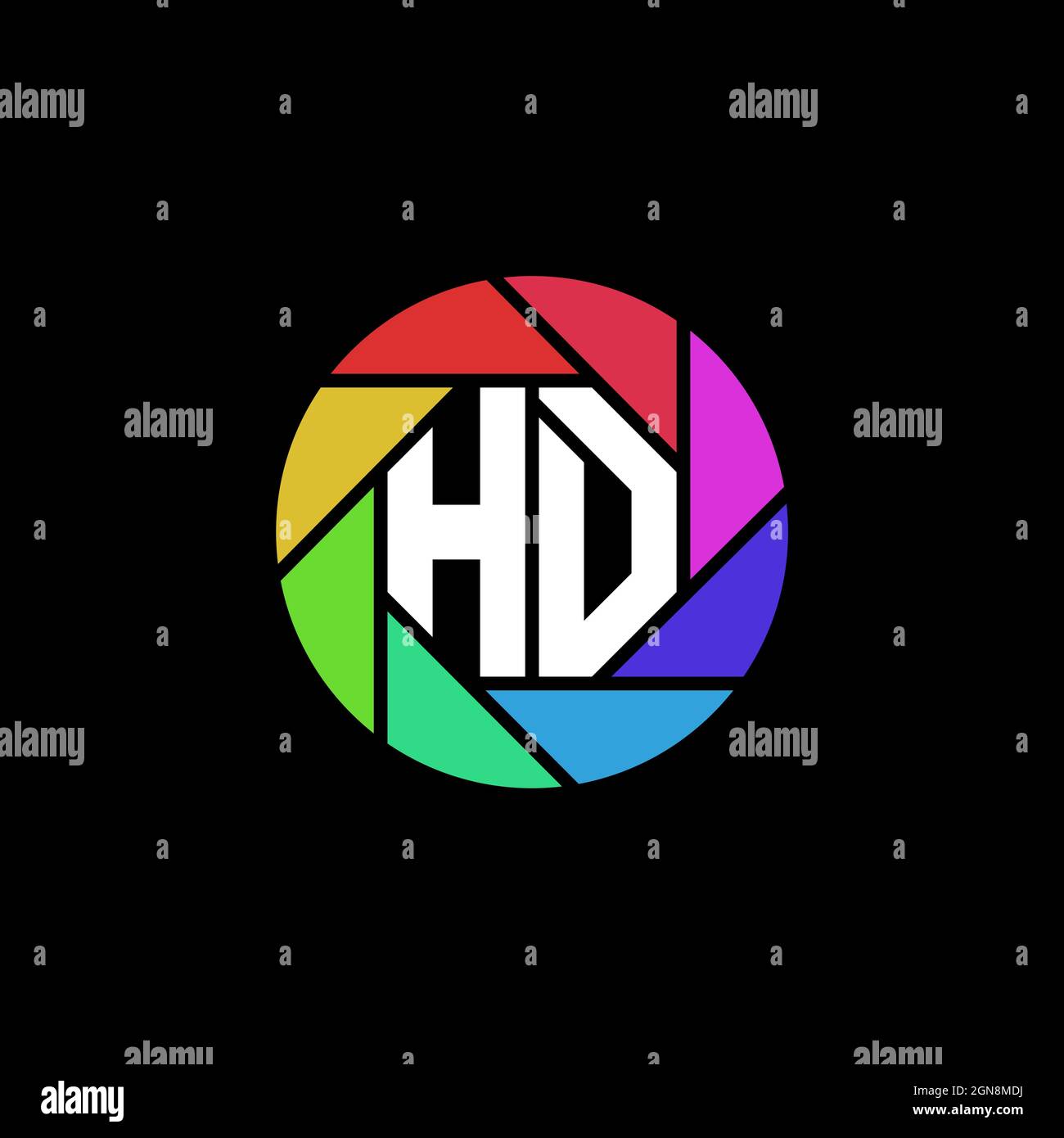 HD Initial ESport gaming logo. Modern head Skull shape template vector logo Stock Vector