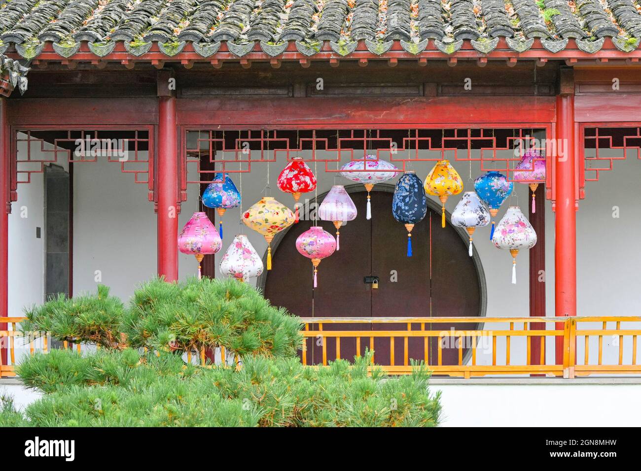 Dr. Sun Yat Sen, Classical Chinese Garden, Vancouver, British Columbia, Canada Stock Photo