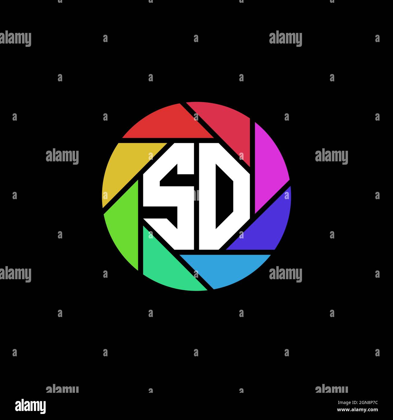 SO Initial ESport gaming logo. Modern head Skull shape template vector logo Stock Vector