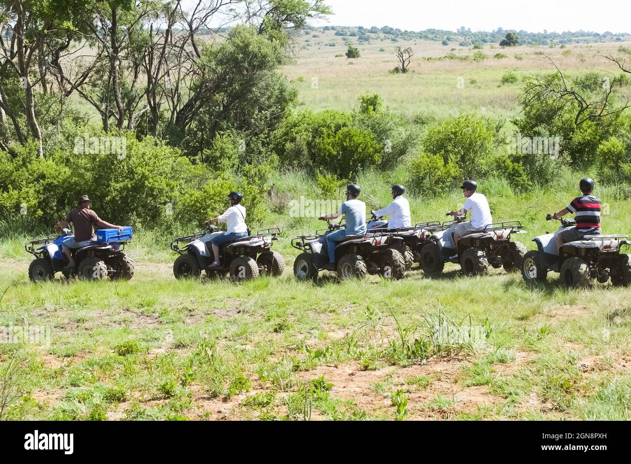 JOHANNESBURG, SOUTH AFRICA Aug 11, 2021 The Quad bike adventure