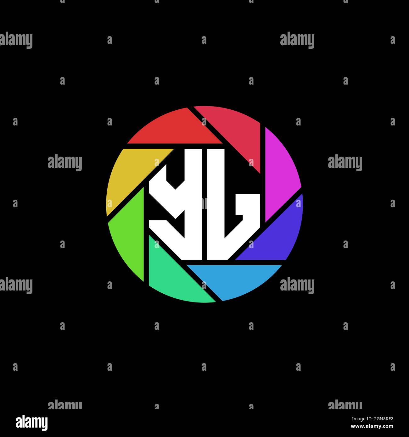 WF Initial ESport gaming logo. Modern head Skull shape template vector logo Stock Vector