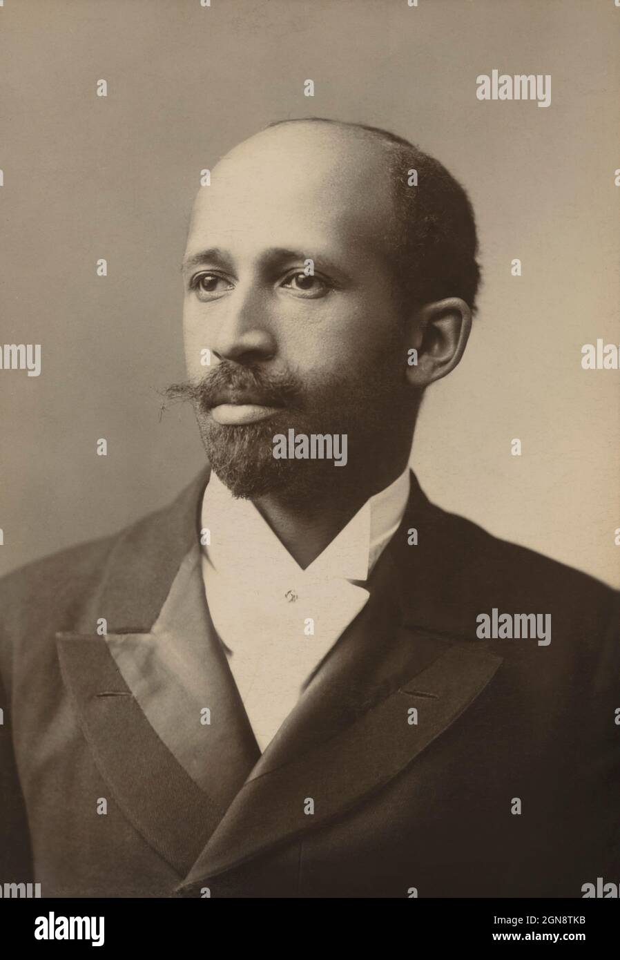 W.E.B. DuBois (1868-1963), American Civil Rights Activist and Author, head and shoulders Portrait, Boston, Massachusetts, USA, James E. Purdy, 1907 Stock Photo