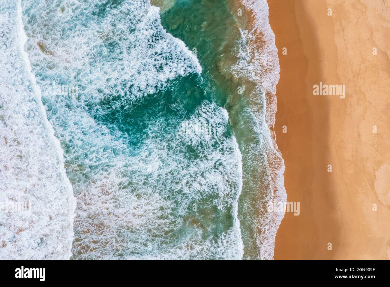 Aerial View Of Edge Of Haywards Beach Stock Photo - Alamy