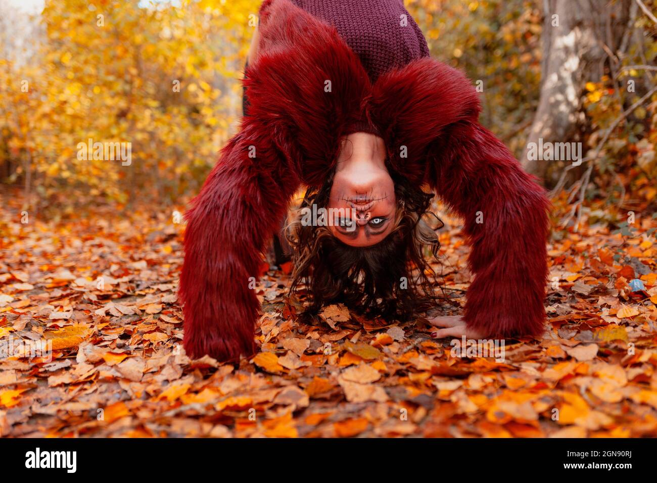 Woman bending over camera hi-res stock photography and images - Alamy