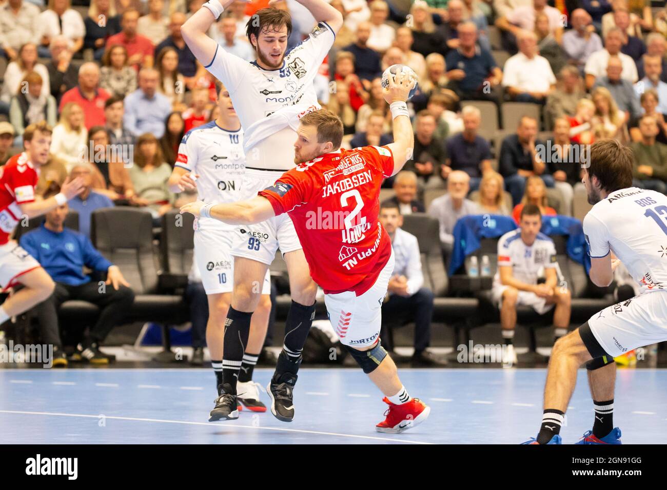 Denmark. 22nd Sep, 2021. Benjamin Jakobsen (2) of