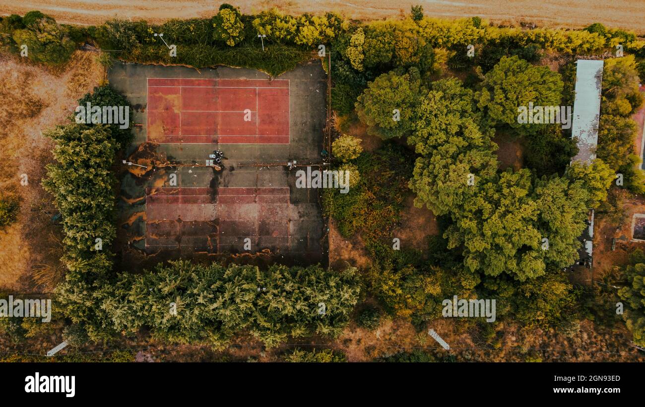 An abandoned tennis court hi-res stock photography and images - Page 2 -  Alamy