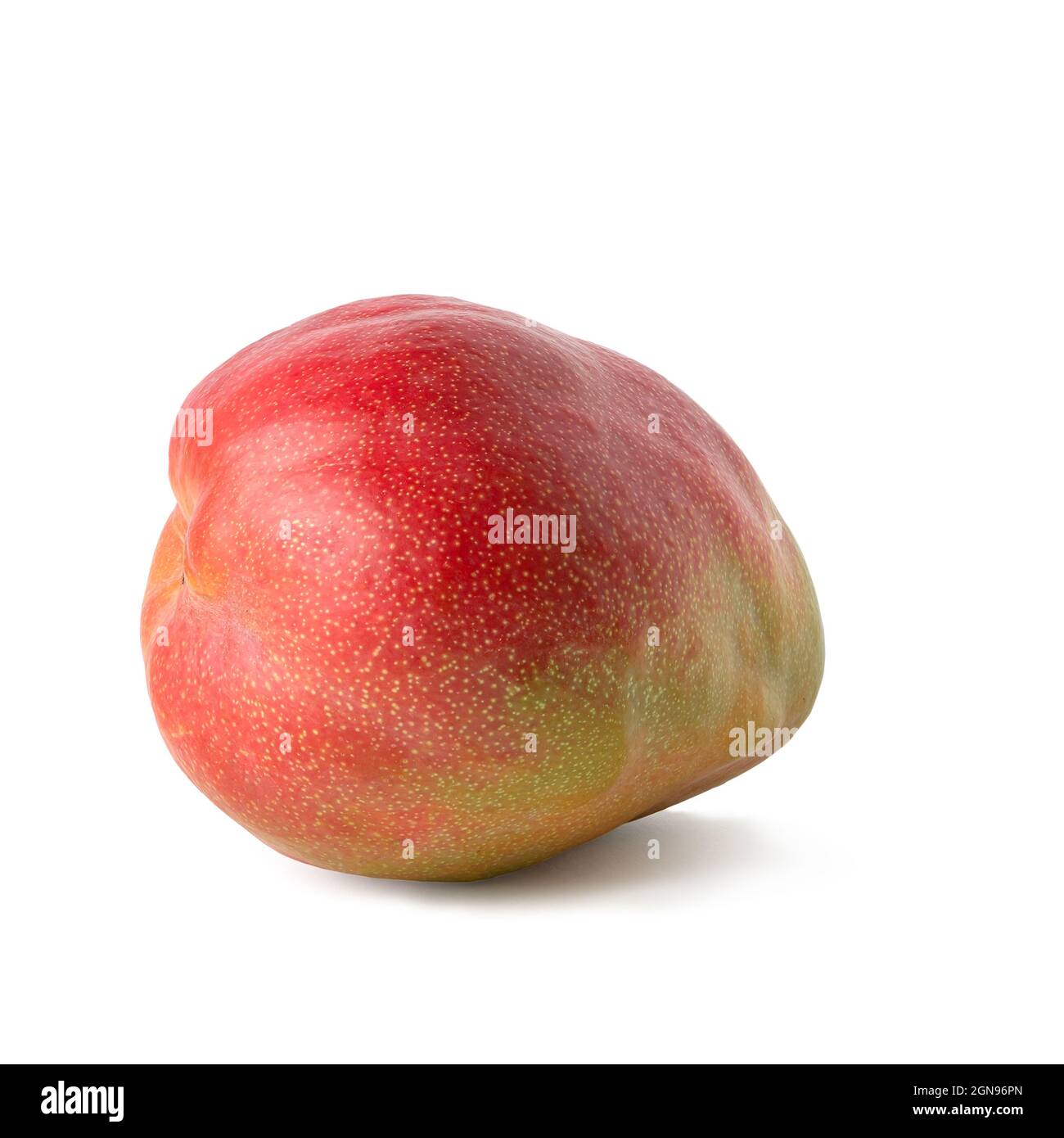 big red mango isolated on a white background close-up Stock Photo - Alamy, image size:1300x1390