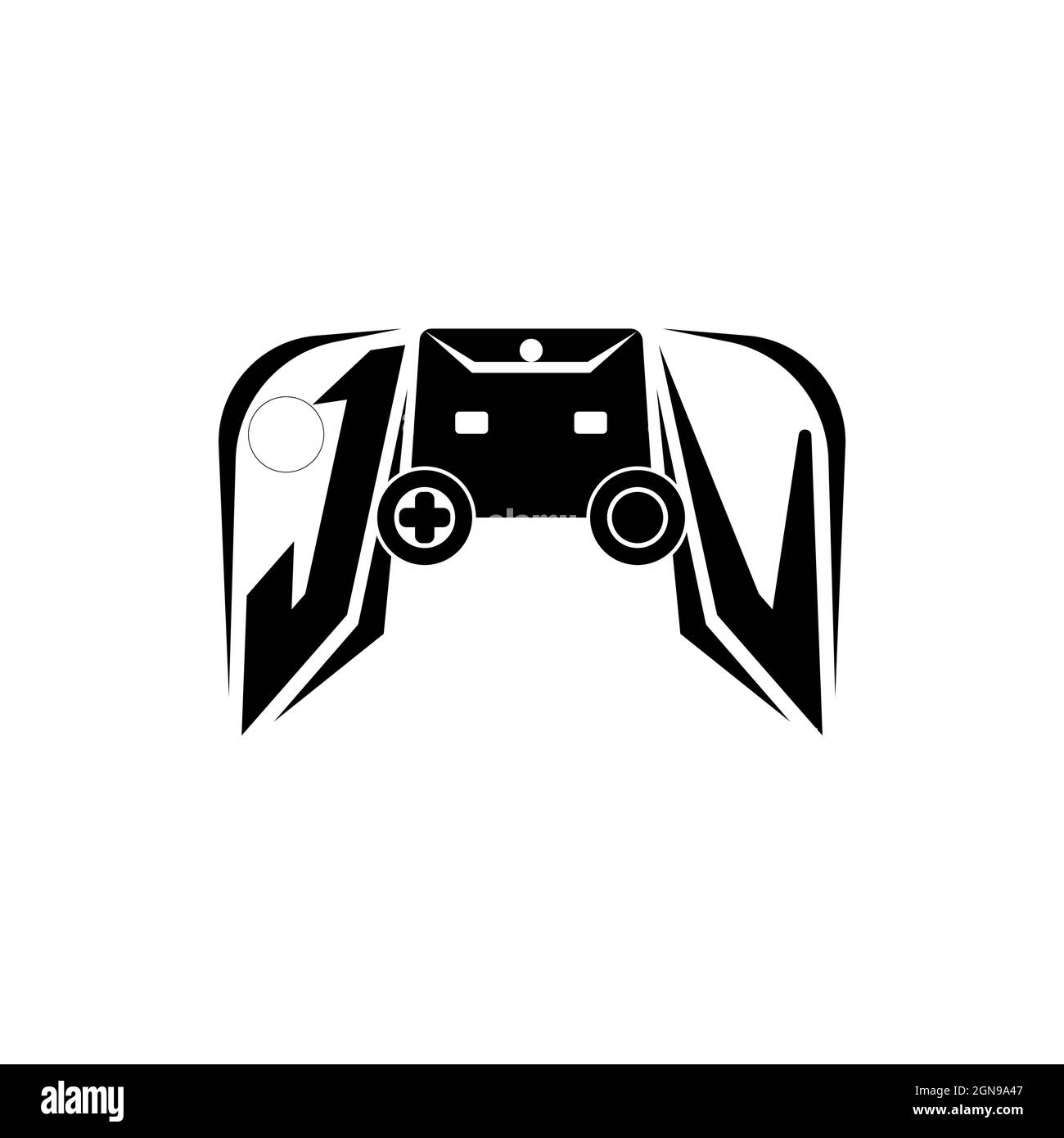 JV Initial ESport gaming logo. Game console shape style vector template  Stock Vector Image & Art - Alamy