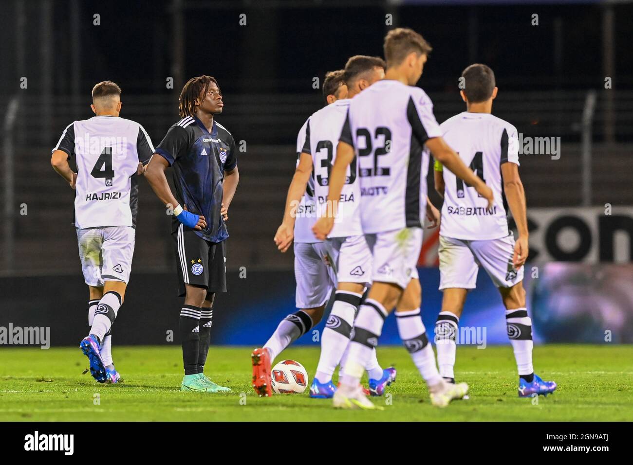 Lugano, Switzerland. 23rd Sep, 2021. Mohammed Amoura (#6 Lugano) during the  Super League match between FC Lugano and Grasshopper Club Zuerich at  Cornaredo Stadium in Lugano, Switzerland Credit: SPP Sport Press Photo. /