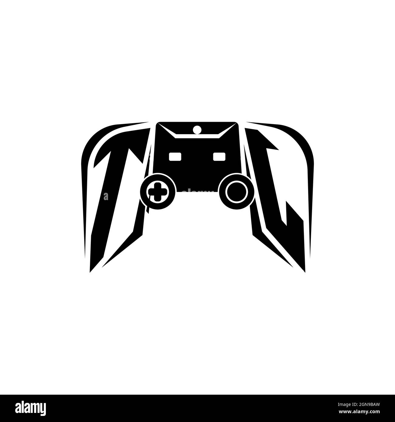 Game Station Logo Design Template Stock Vector (Royalty Free) 2191681323