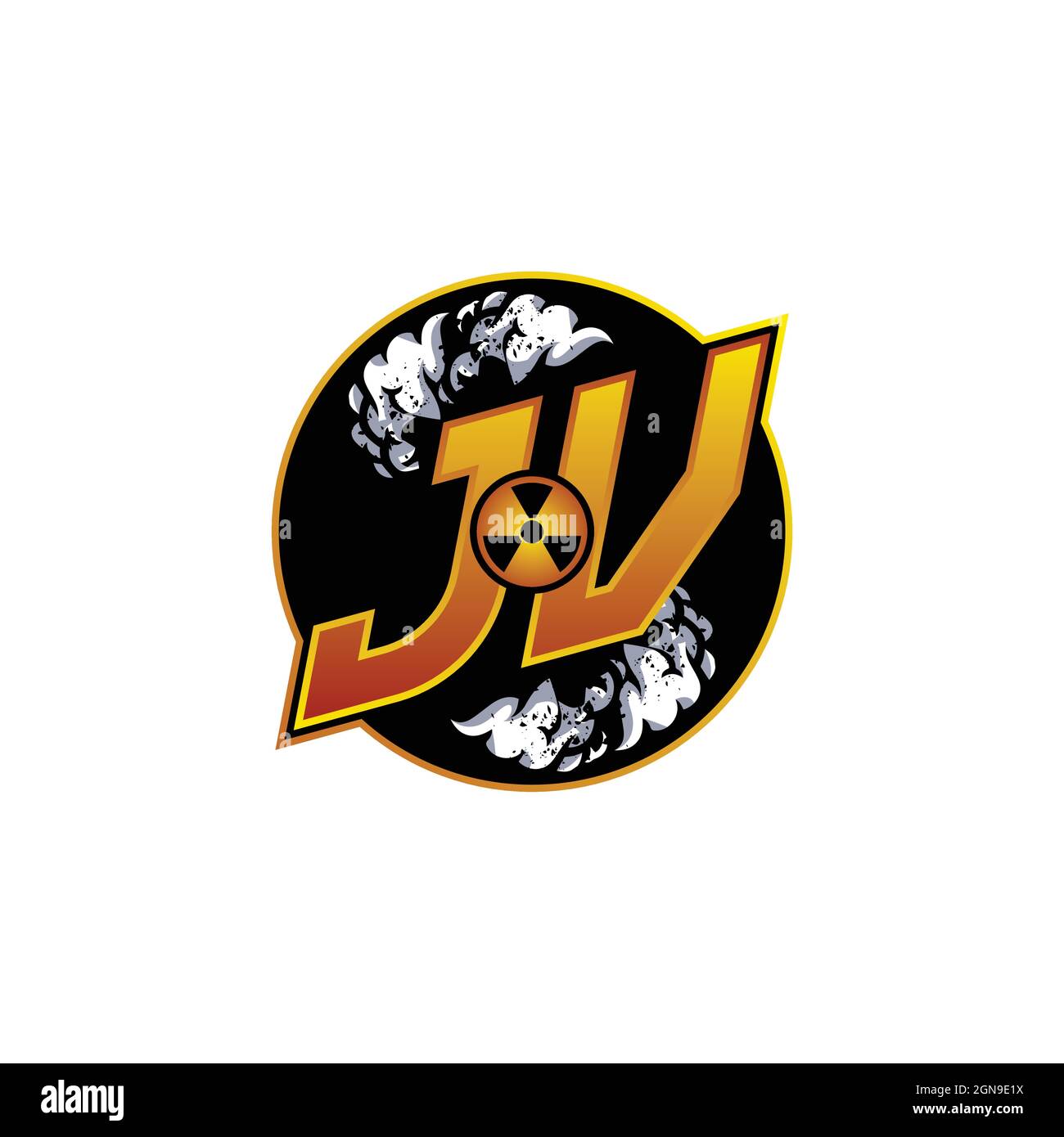 IS Logo monogram with Skull Shape designs template vector icon modern Stock Vector