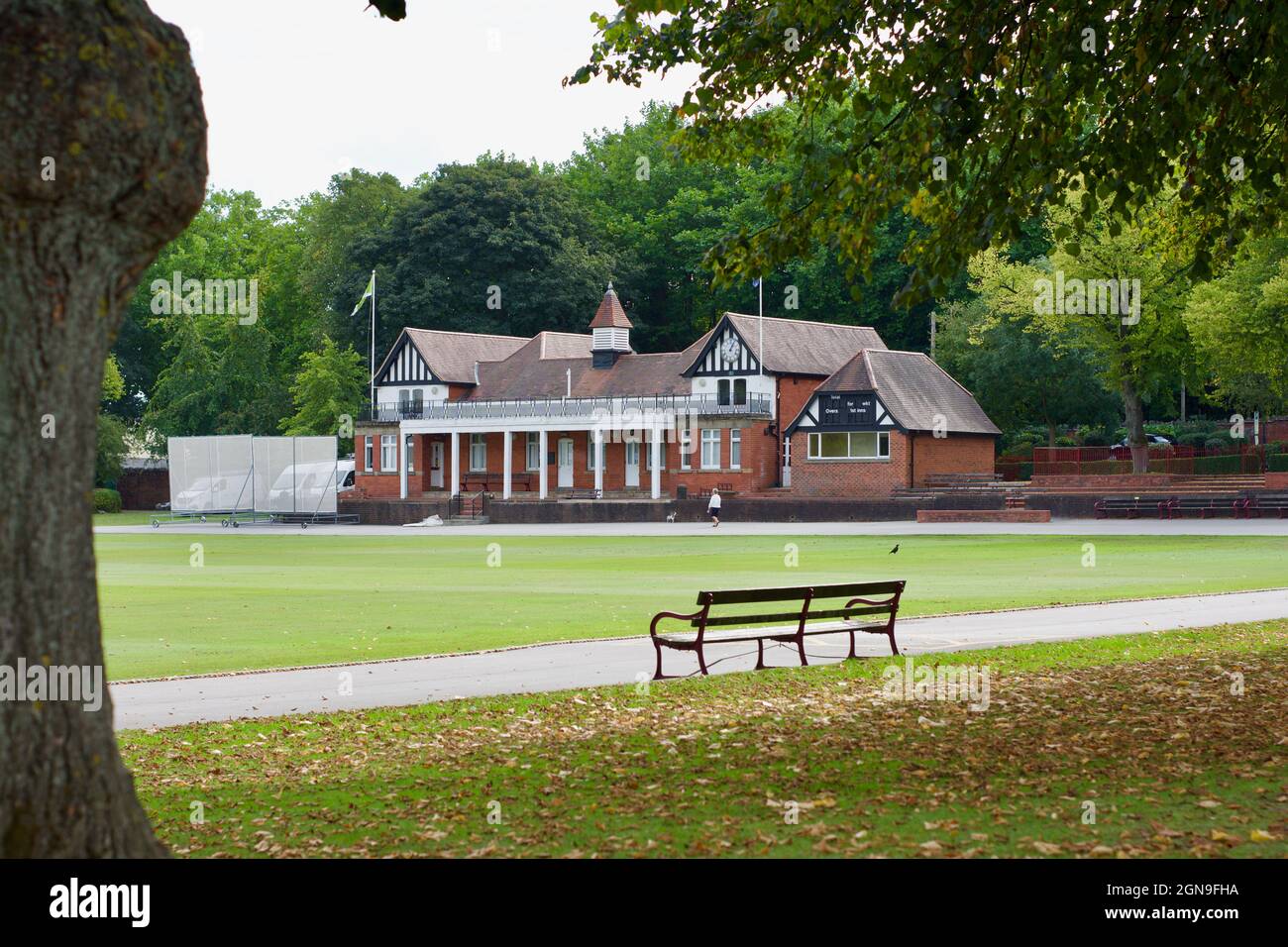 Cricket Pavilion at Queens Park, Queen's Park is a county cricket