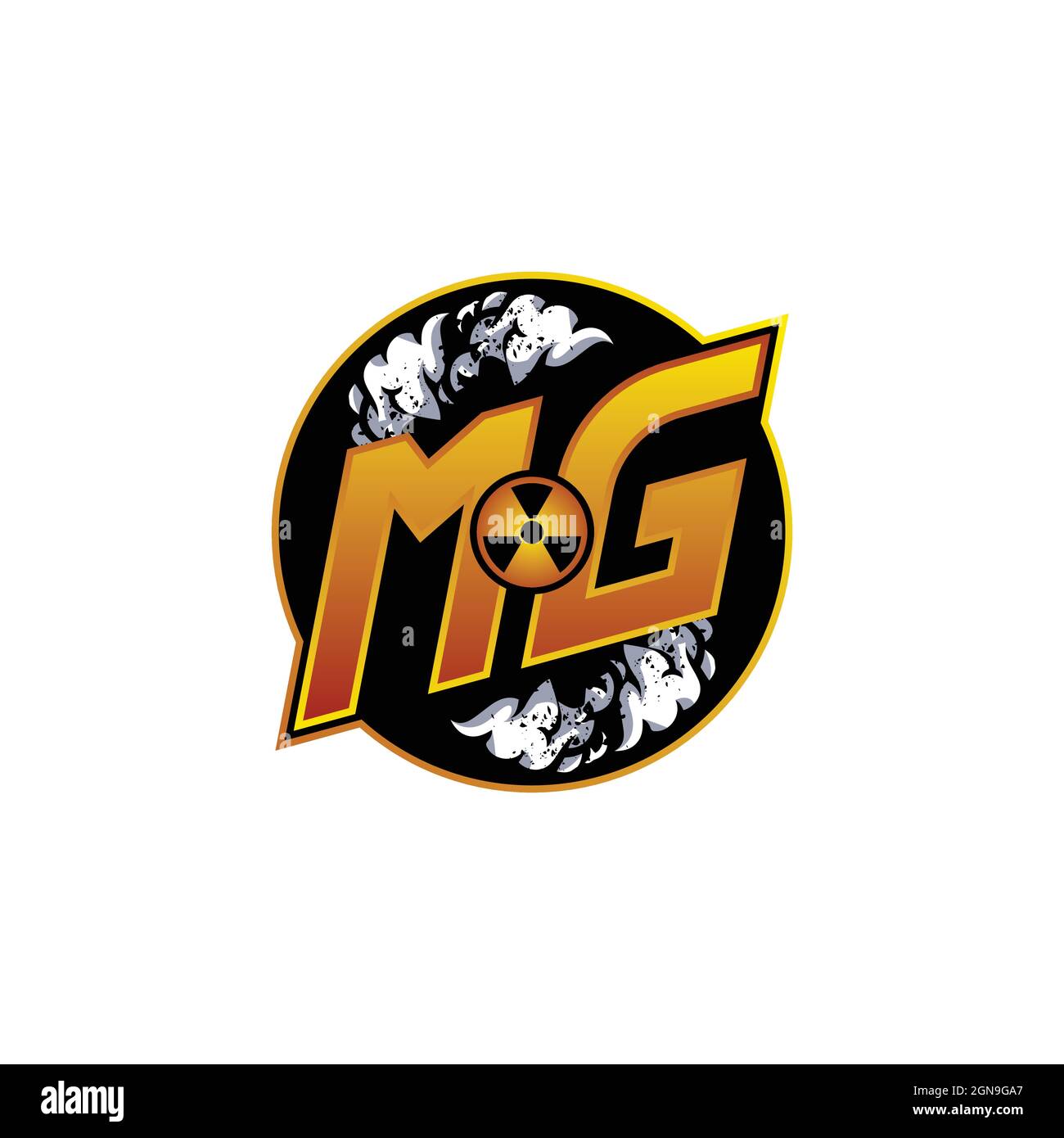 MG Logo Monogram Gaming with Gas Shape designs template vector icon modern  Stock Vector Image & Art - Alamy