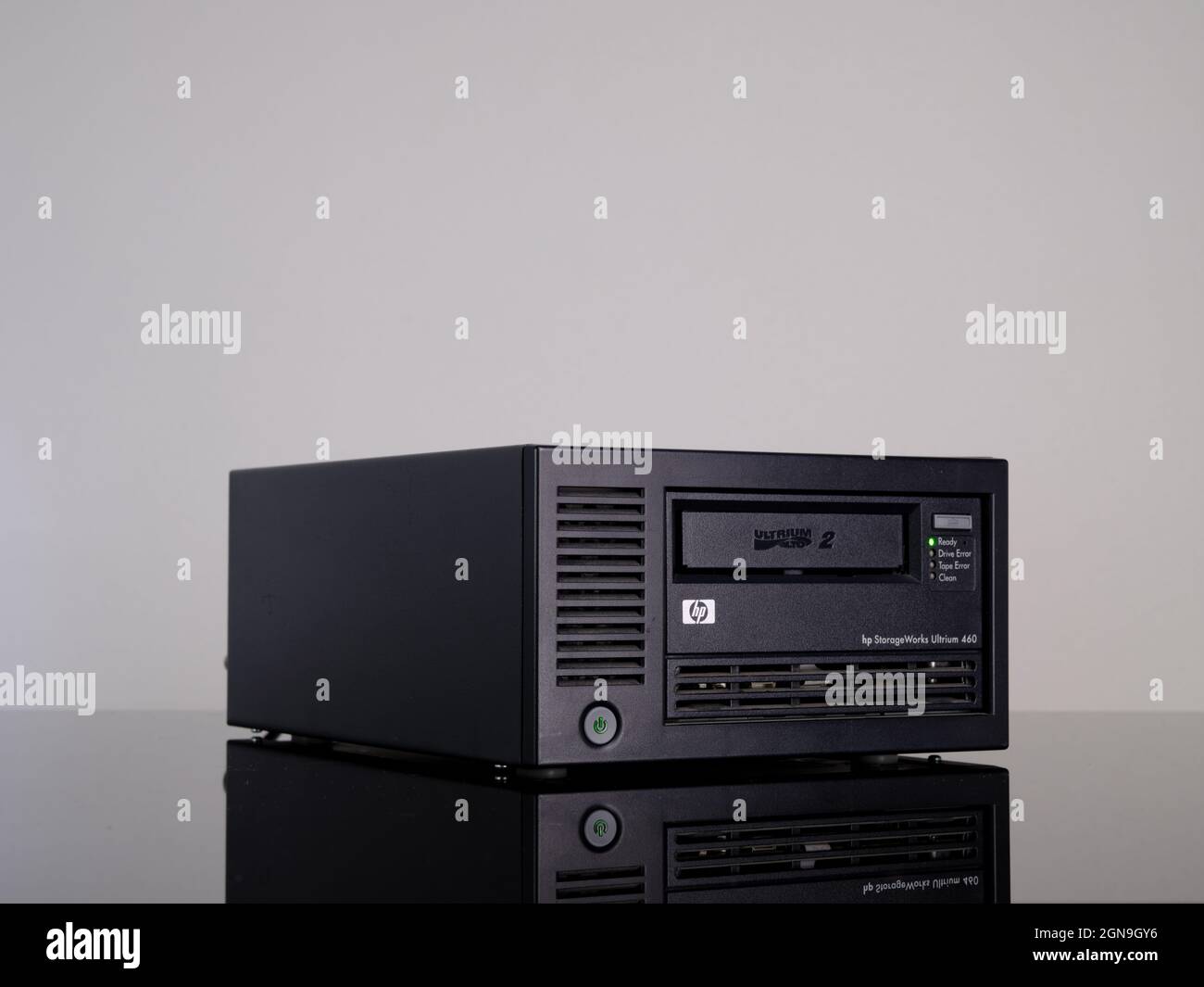 LTO (Linear Tape Open) data drive used to backup and archive files and data Stock Photo Alamy