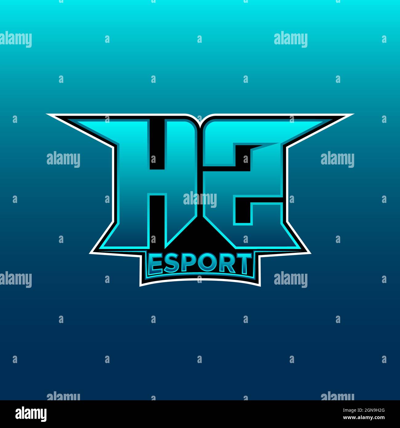 HM Logo Monogram Gaming with Gas Shape designs template vector icon modern  Stock Vector Image & Art - Alamy