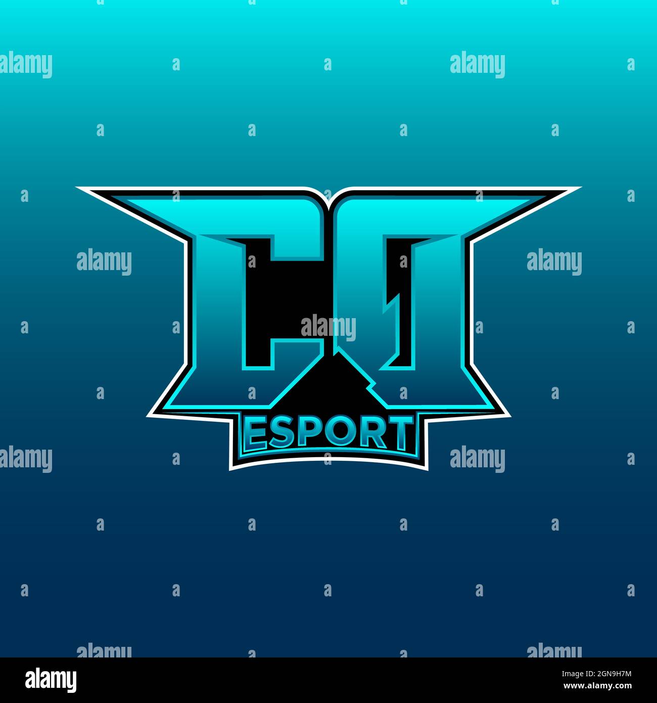 CP Logo Monogram Gaming with Gas Shape designs template vector icon modern Stock Vector