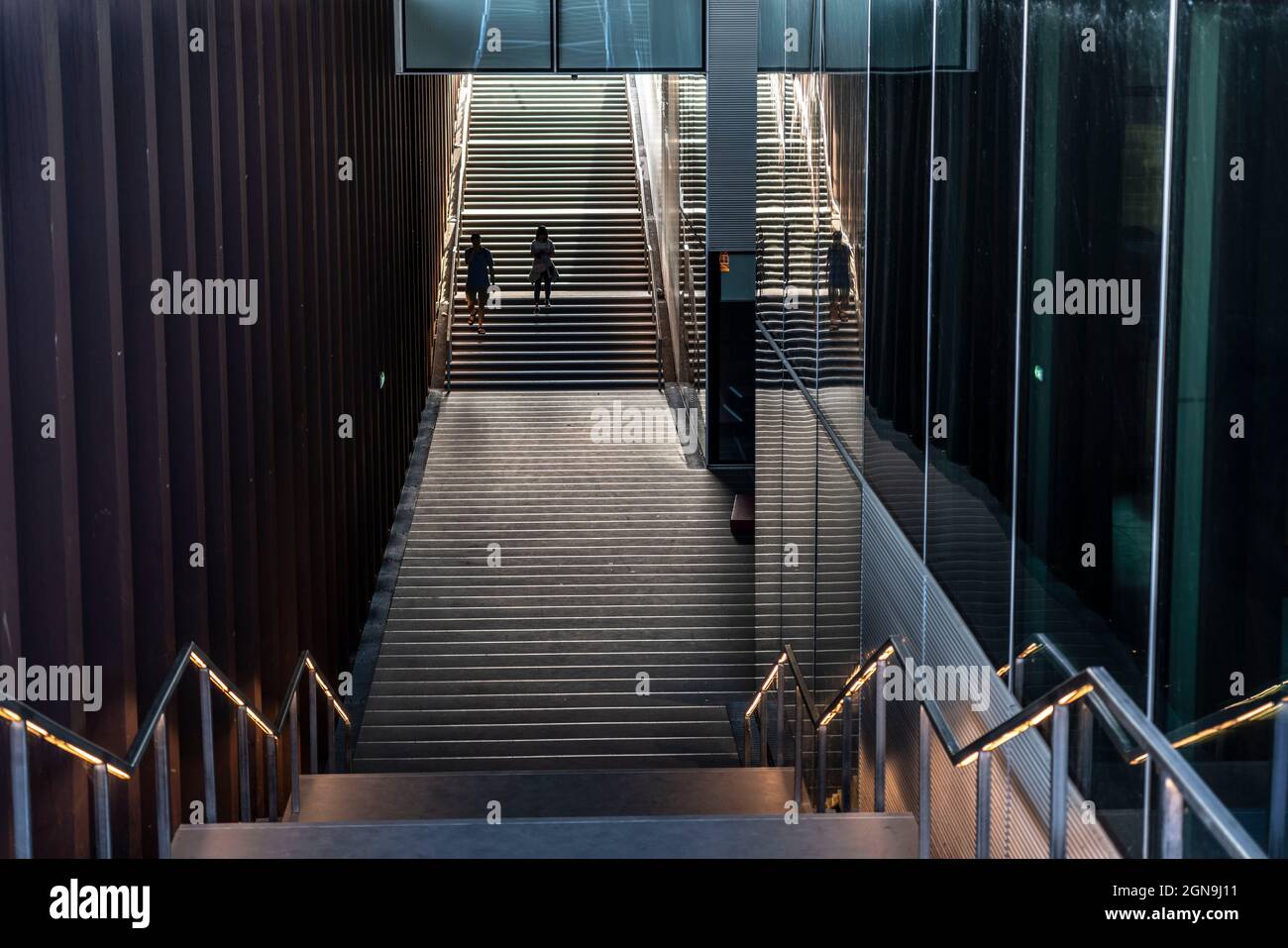 Access, entrance, to the Danish Architecture Centre, Dansk Arkitektur Center, DAC, Copenhagen, Denmark, Stock Photo