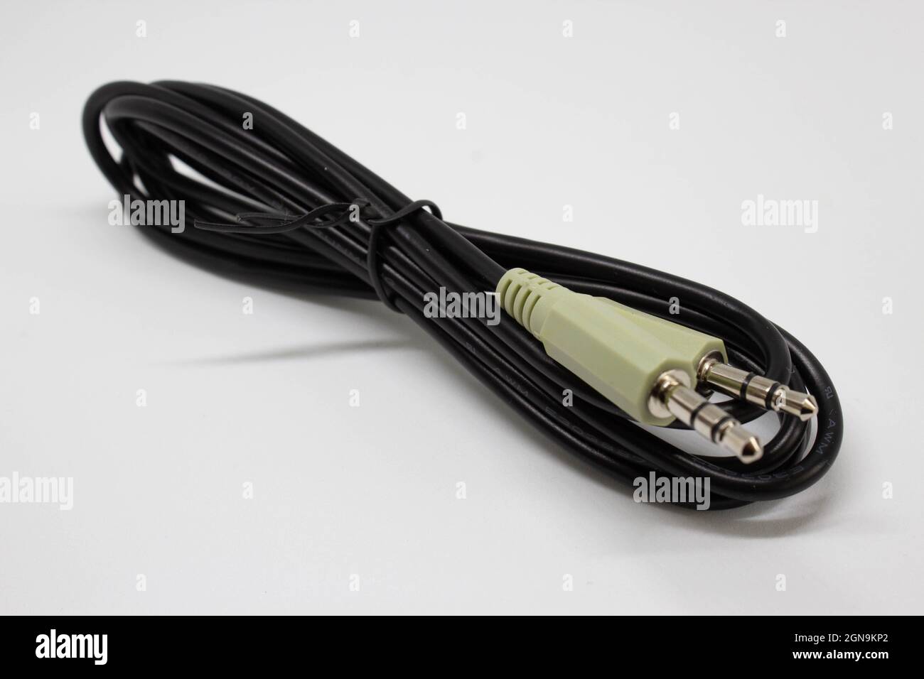 Aux cable with converter attachment. Headphones and microphone part