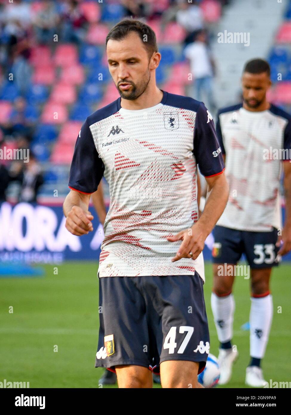 Mohamed Fares Gênova Durante Jogo Futebol Italiano Serie Bologna Genoa —  Fotografia de Stock Editorial © ettore.griffoni #508674560