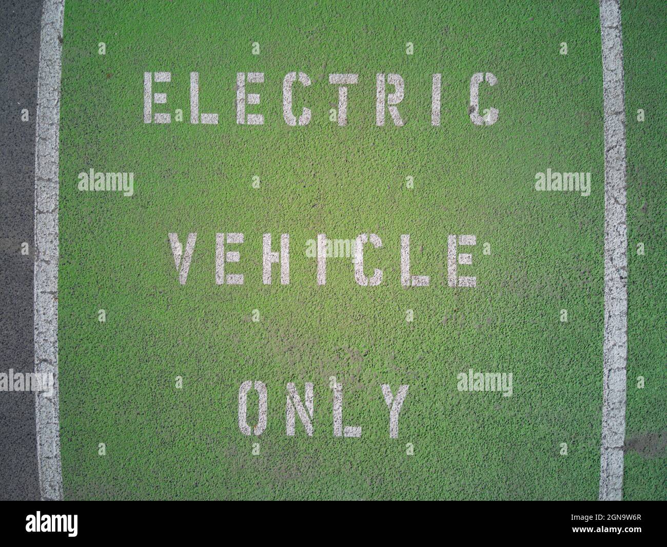 Electric Vehicle Concept Ev Symbol High Resolution Stock Photography