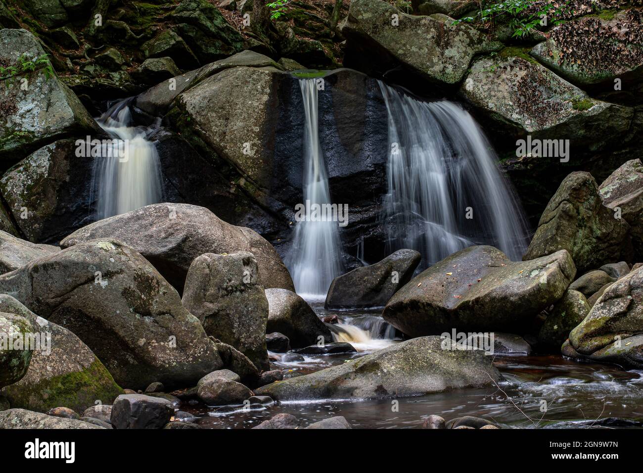 trap falls located in the willard brook state forest in ashby