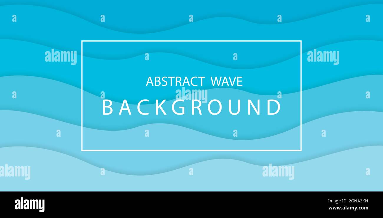 Abstract wave background template vector design Stock Photo - Alamy