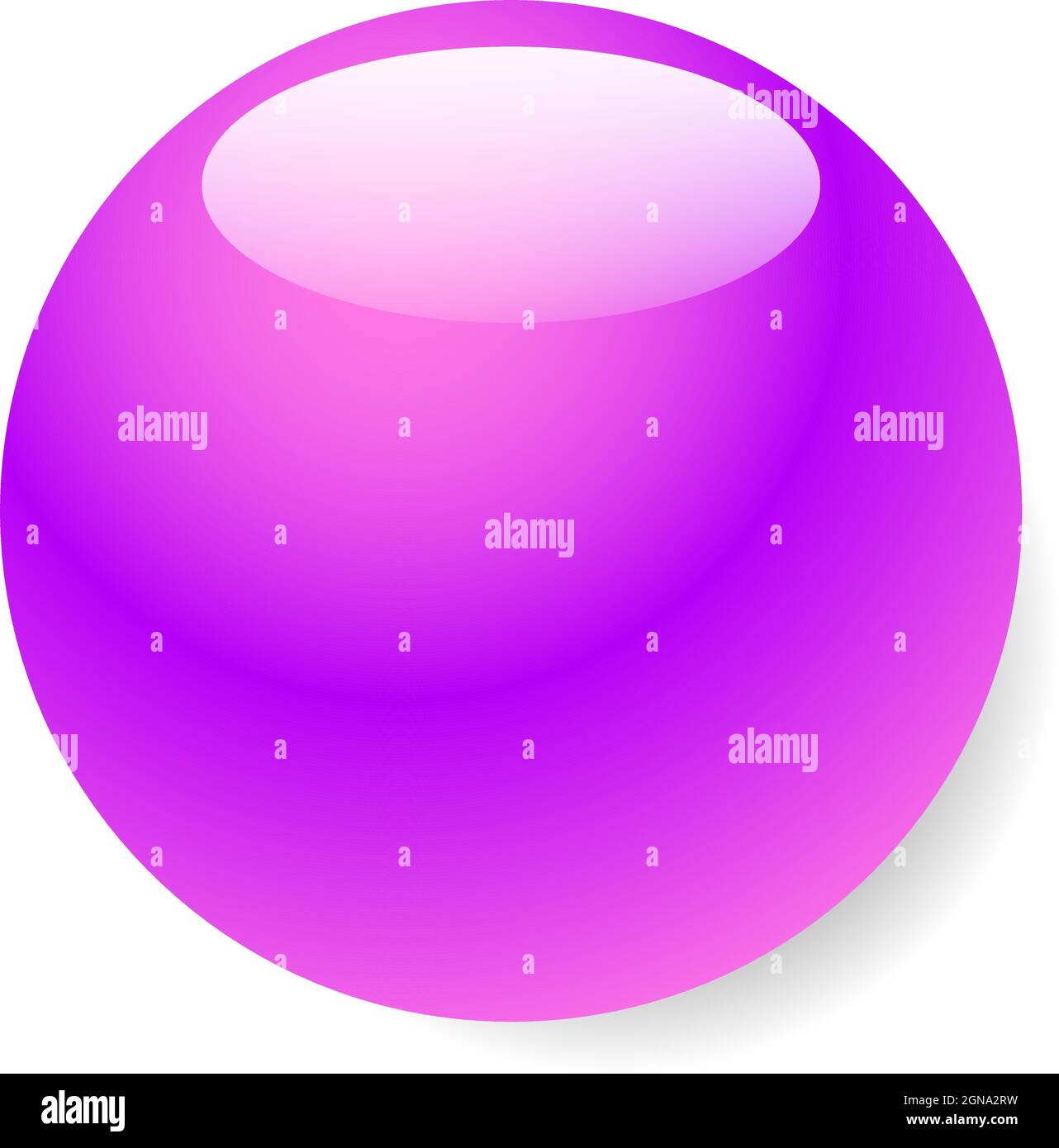Shiny, glossy empty sphere, circle, bead icon with copyspace - stock ...