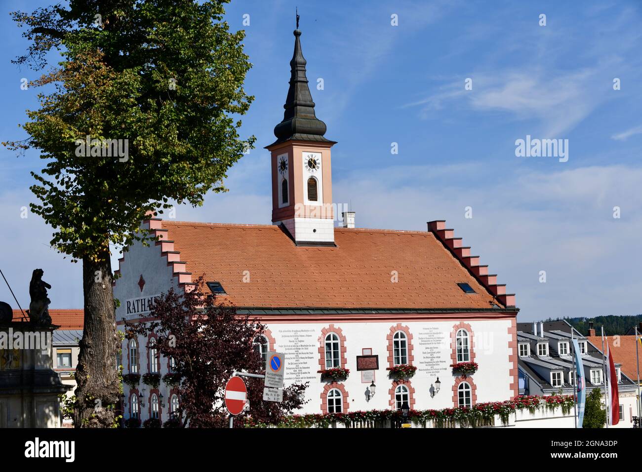 Rathaus in Waidhofen an der Thaya, Niederösterreich Stock Photo