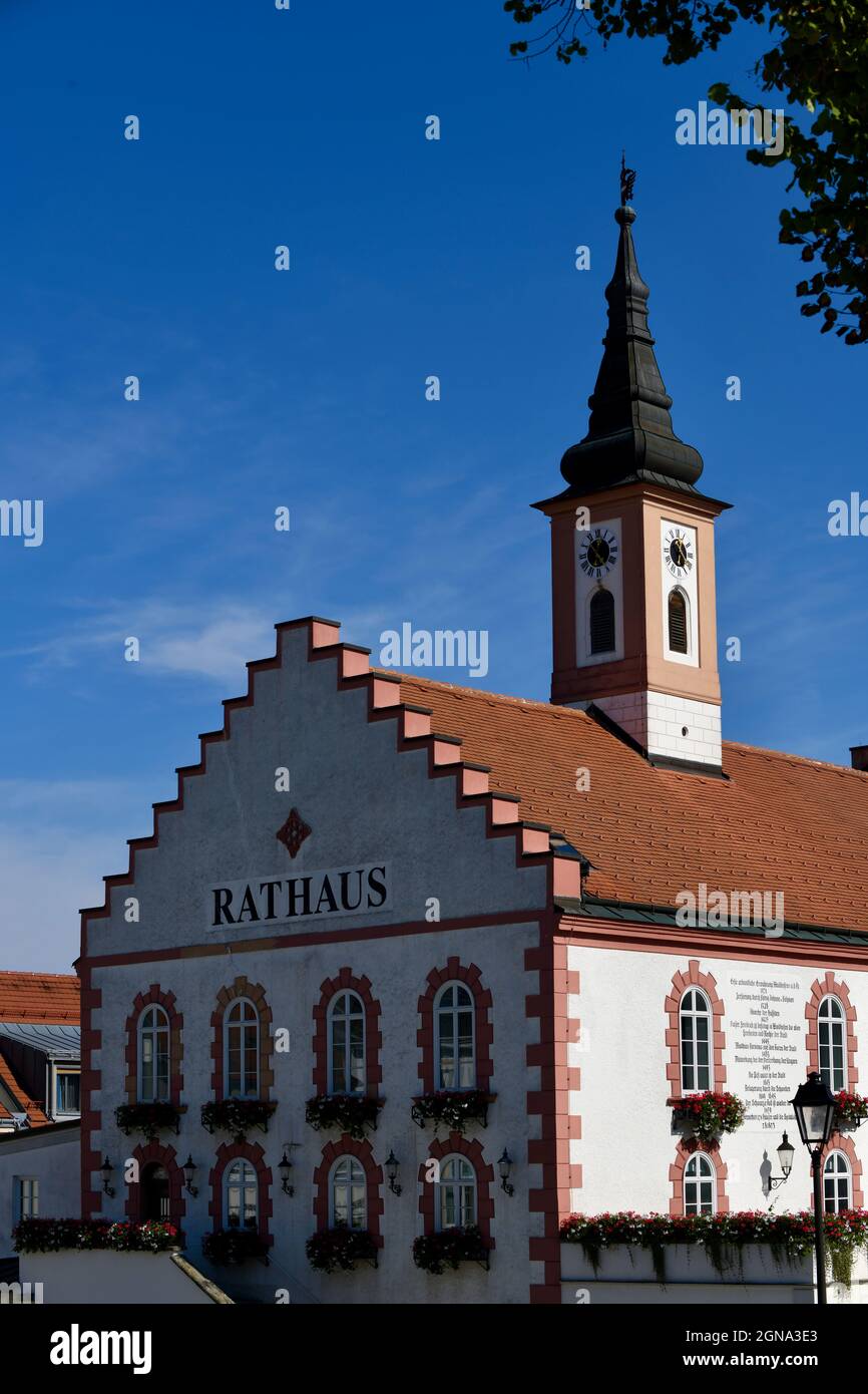 Rathaus in Waidhofen an der Thaya, Niederösterreich Stock Photo