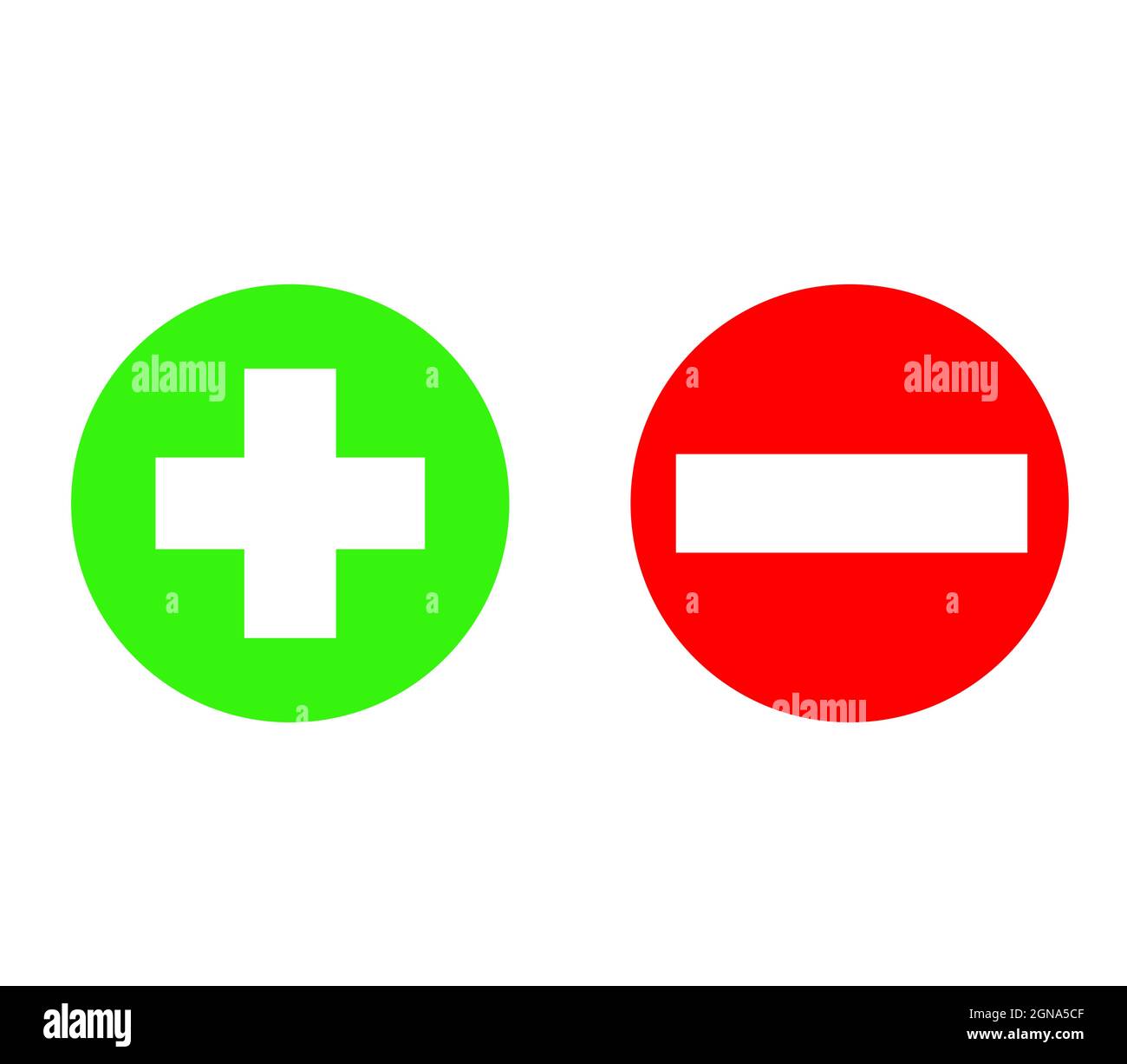 Plus Minus Sign Vector Stock Vector Image & Art - Alamy