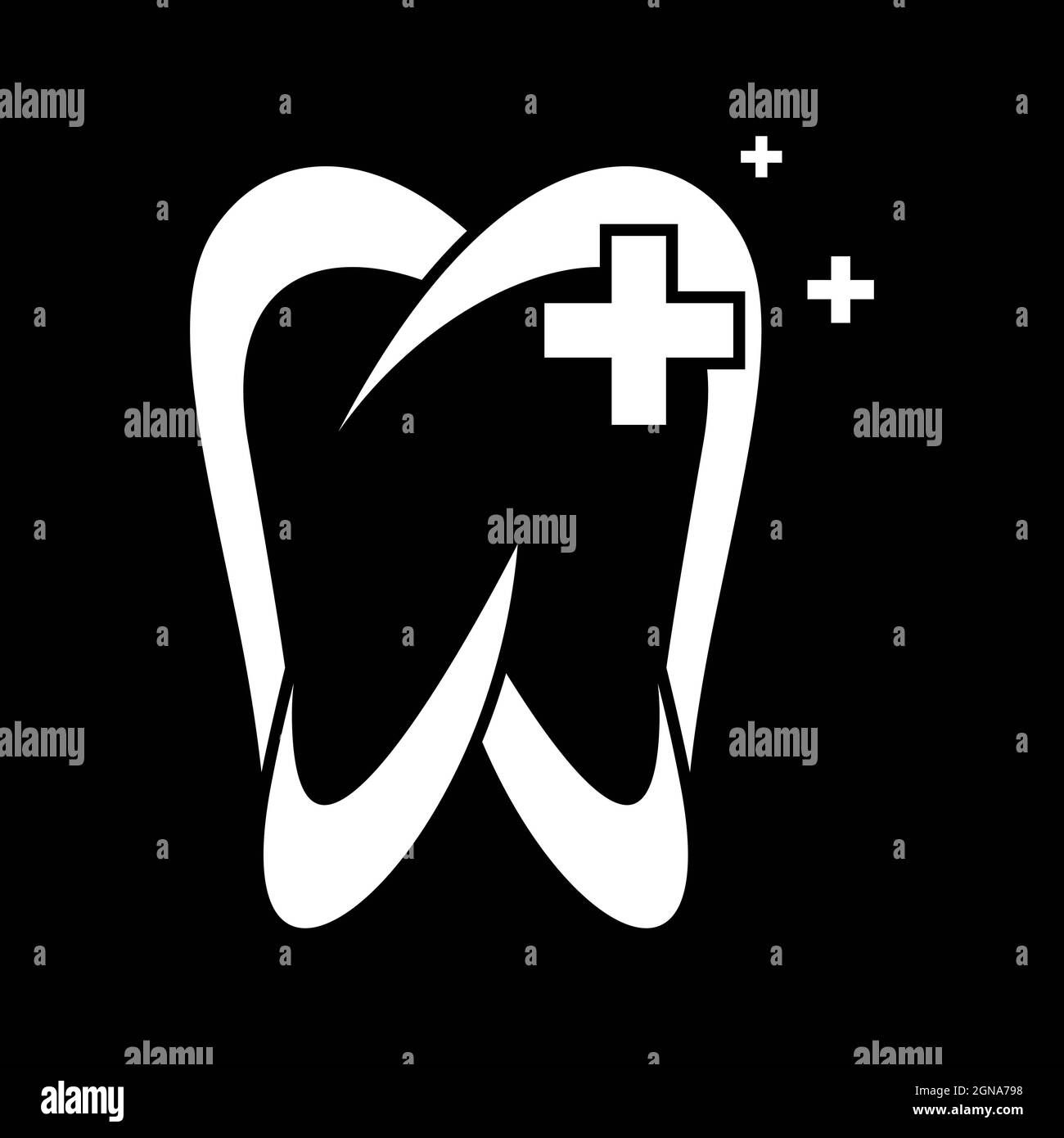 Dental logo Black and White Stock Photos & Images Alamy