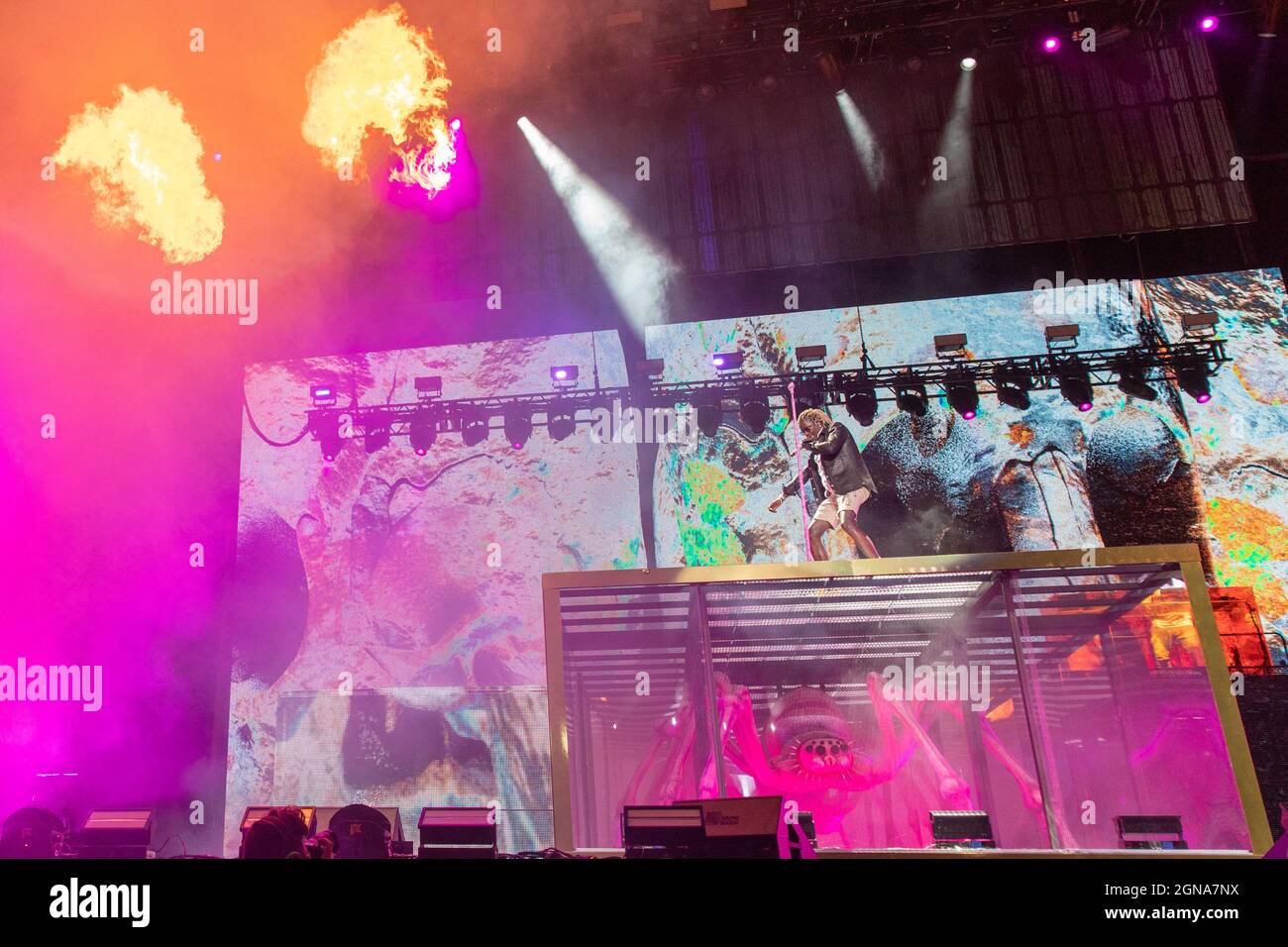 Texas, USA. 09th Nov, 2019. Playboi Carti performs during the second annual  Astroworld Festival at NRG Park on November 9, 2019 in Houston, Texas.  Credit: MediaPunch Inc/Alamy Live News Stock Photo - Alamy