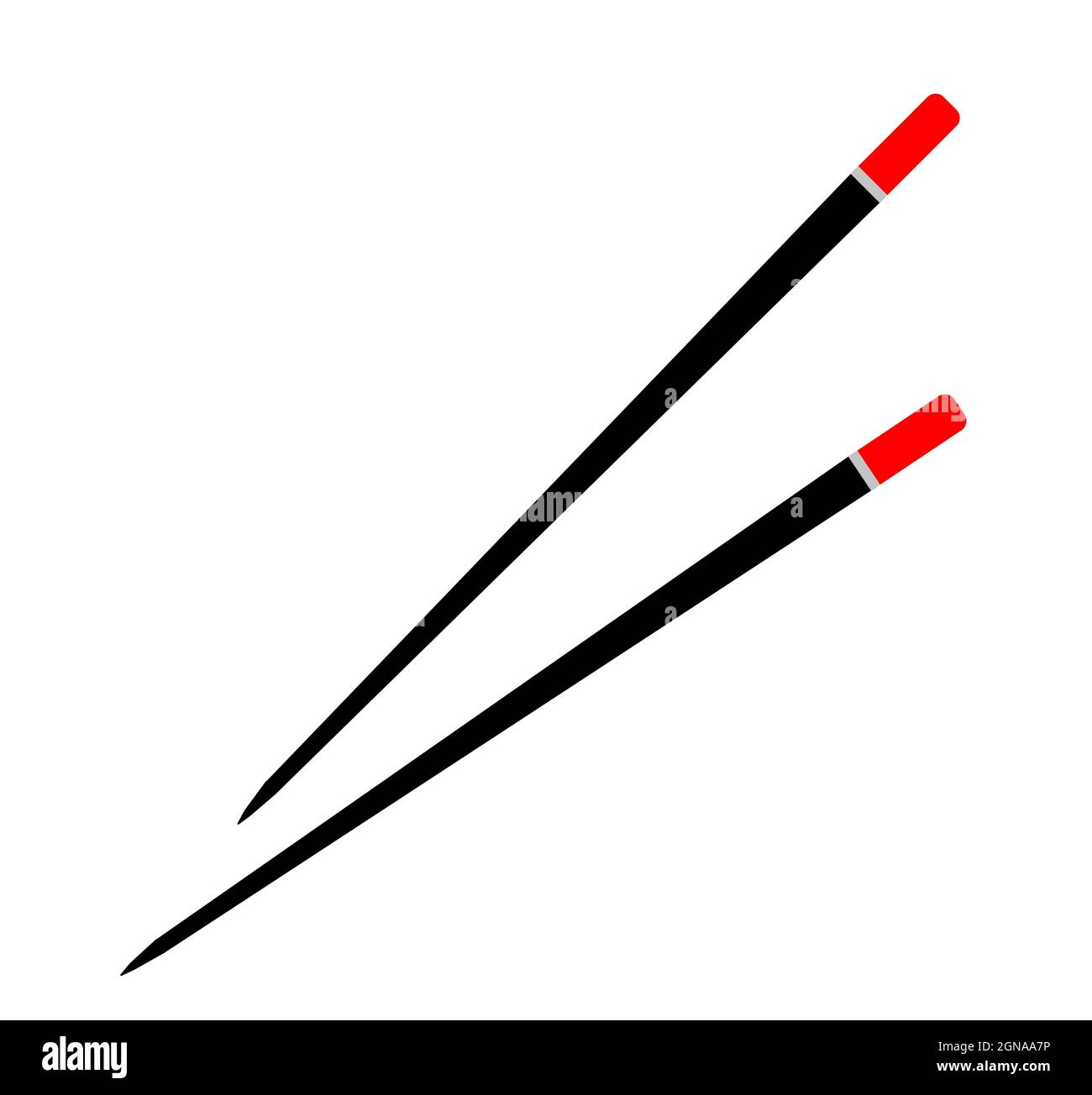 chopsticks vector illustration, chopsticks design Stock Vector
