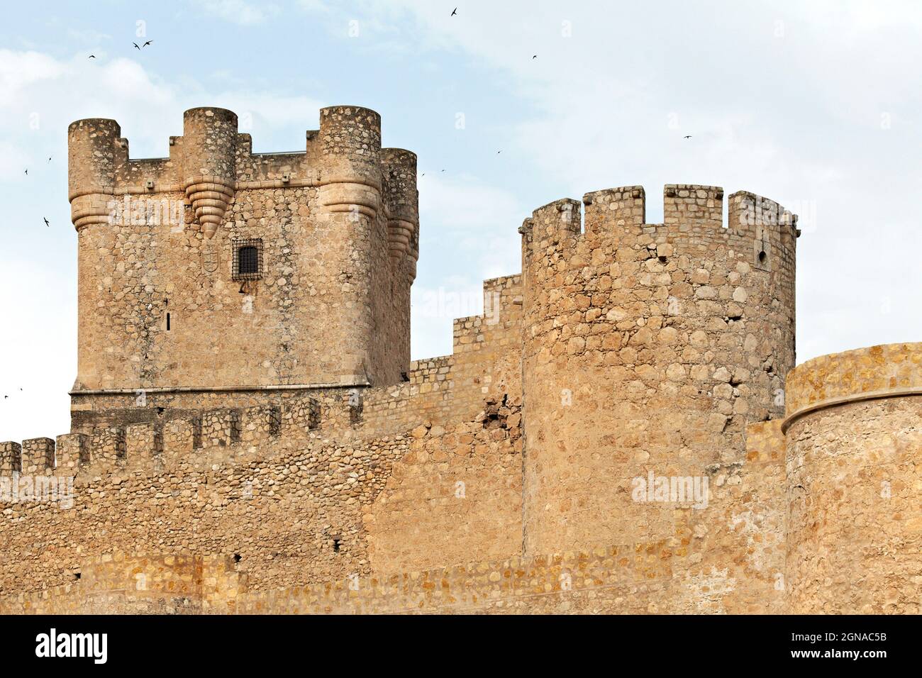 La Atalaya Castle. Villena. Alacant. Comunitat Valenciana. Spain Stock Photo