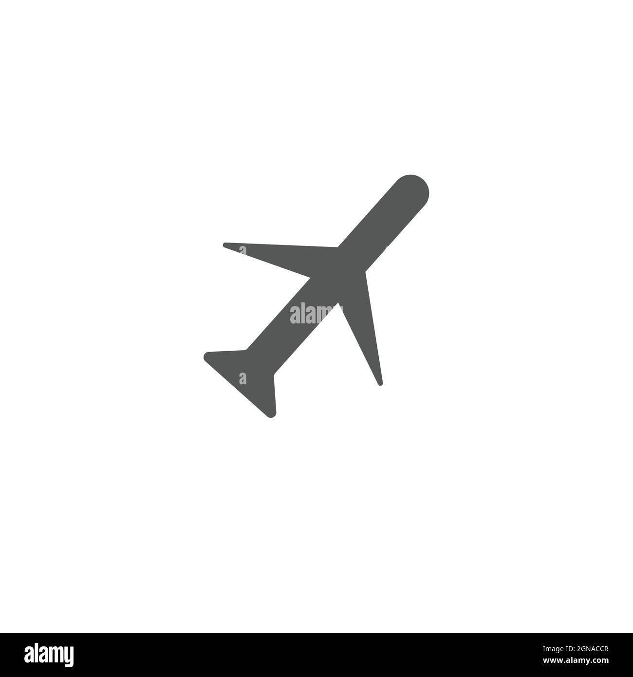 Airline Icon Vector Illustration, Airplane Symbol Stock Vector