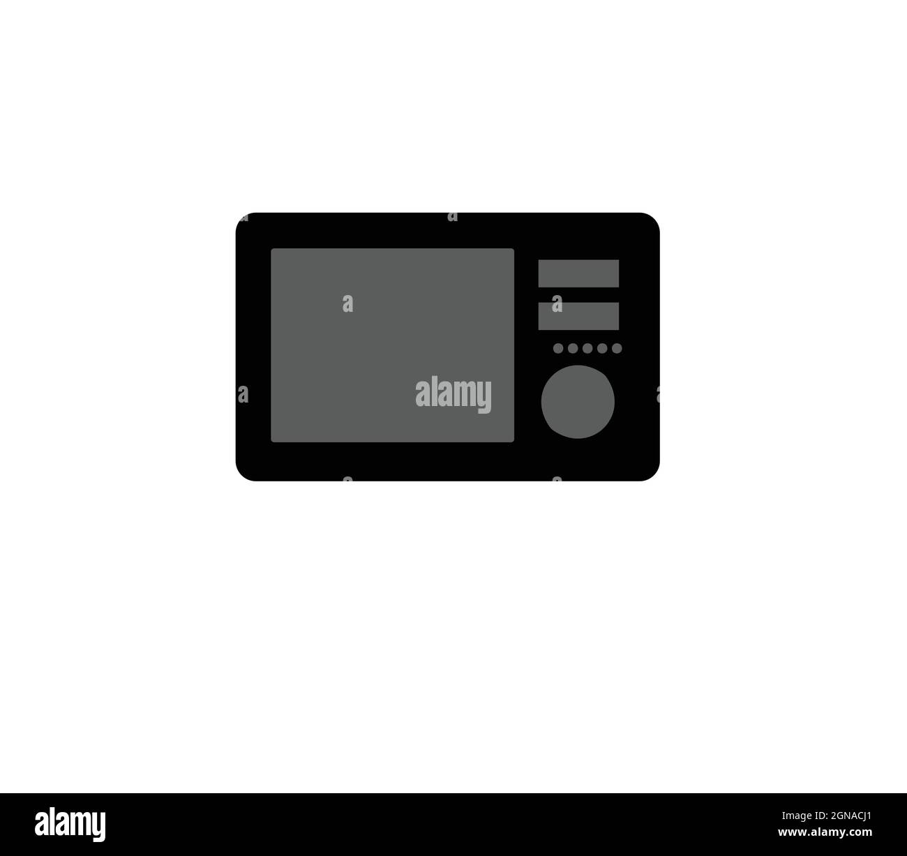 Oven Vector sign, grey color oven vector icon Stock Vector