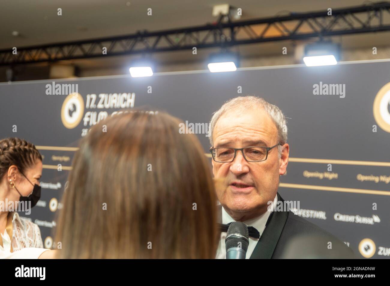 Zurich, Switzerland. September 23 2021: Opening of the Zurich Film Festival  in Zurich on the 23.09.2021 in the Congresshouse in Zurich. Credit: Tim  Eckert/Alamy Live News Stock Photo - Alamy