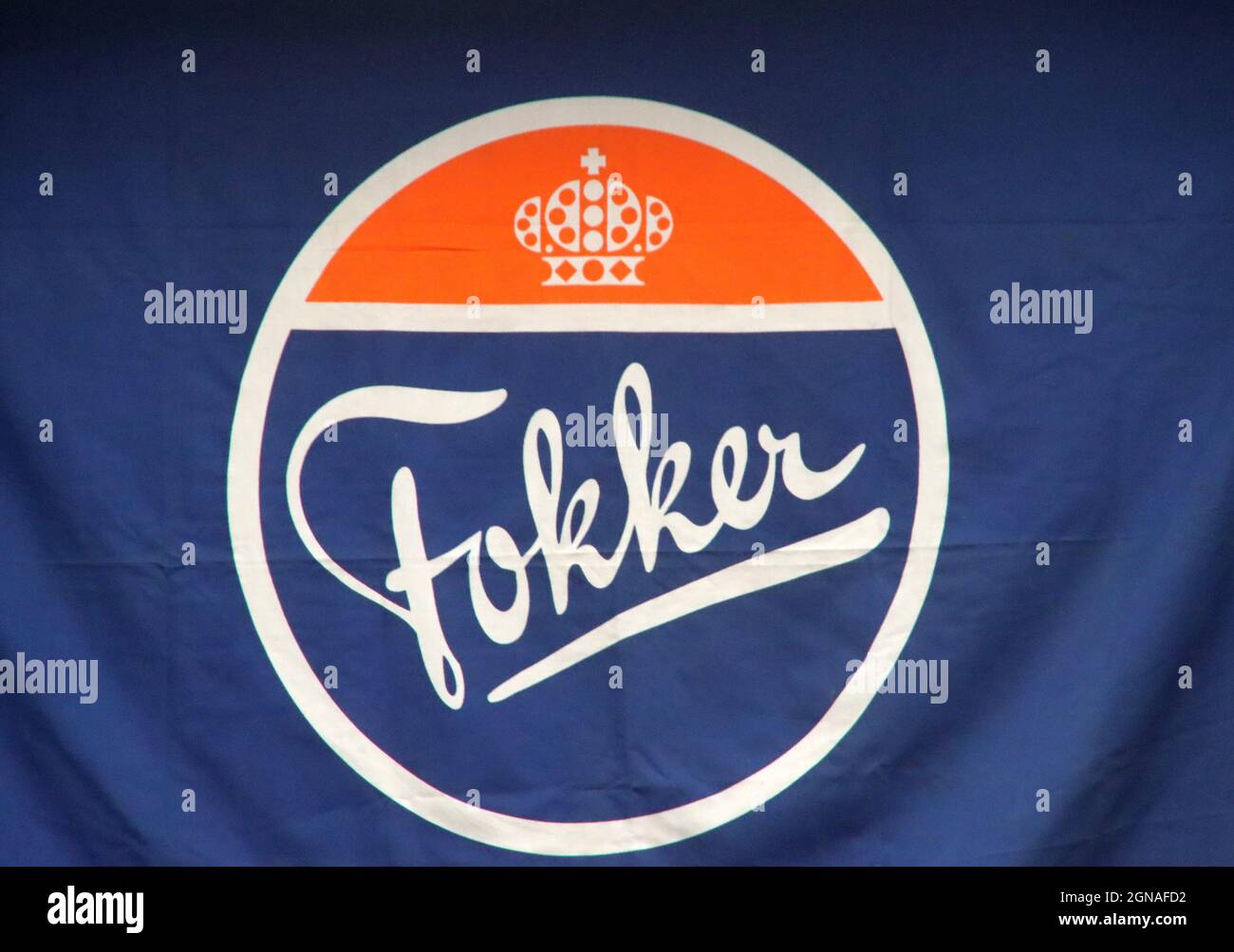 Logo of the former Aircraft builder Fokker from the netherlands which ...