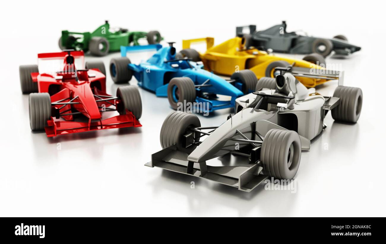 3d render generic f1 car hi-res stock photography and images - Alamy