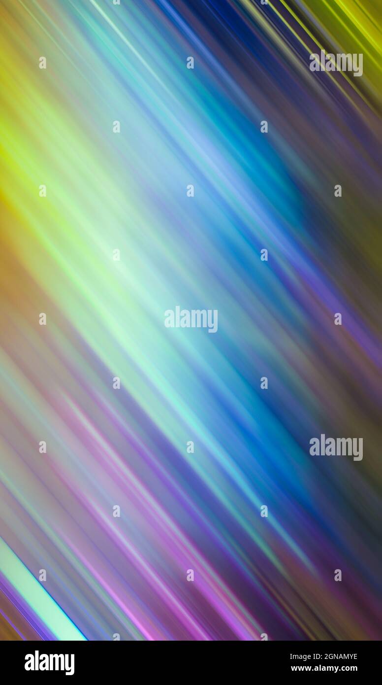 Abstract colorful gradient motion blur rainbow colored diagonal stripes ...