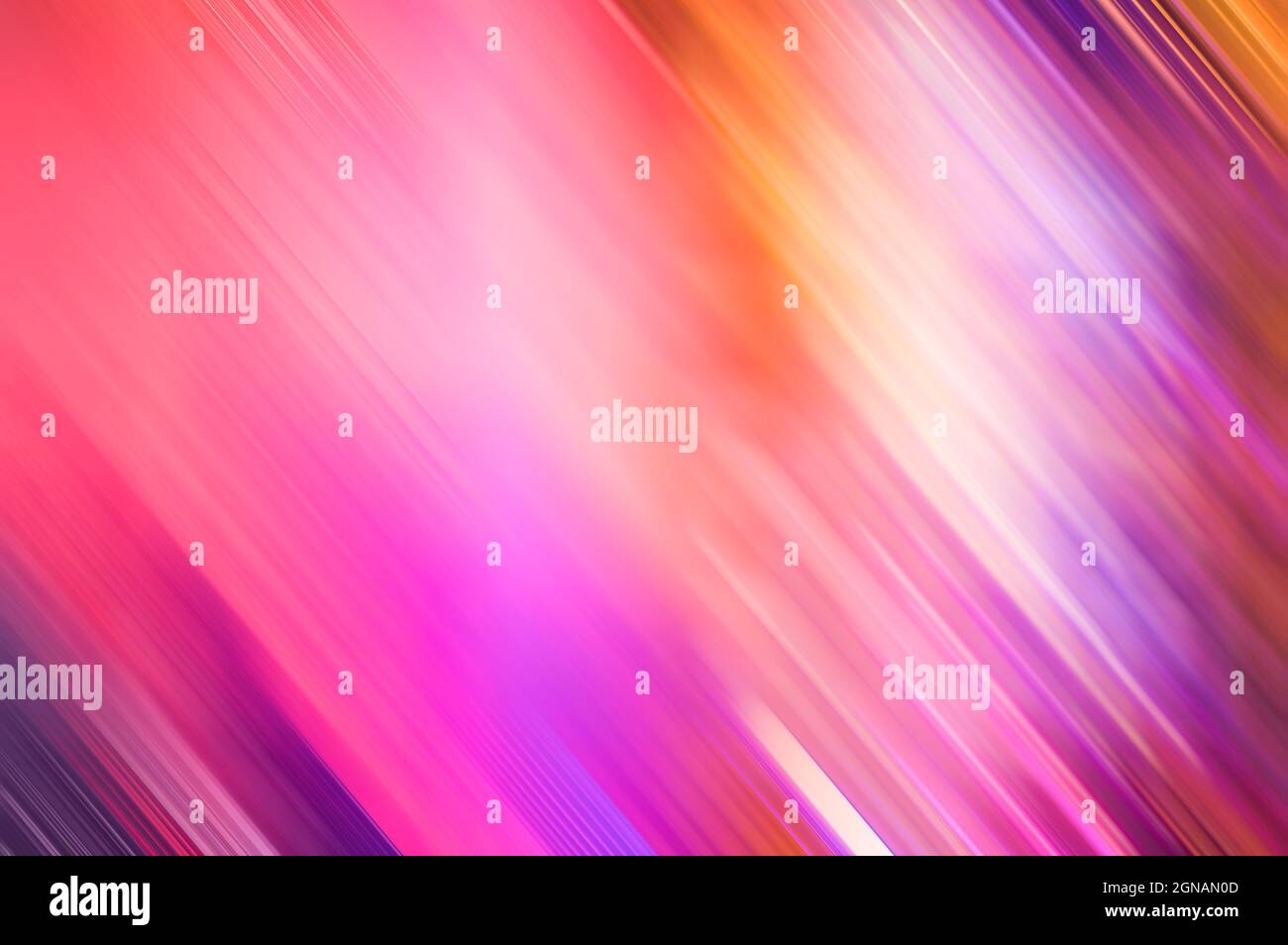 Abstract colorful gradient motion blur pink diagonal lines background Stock Photo