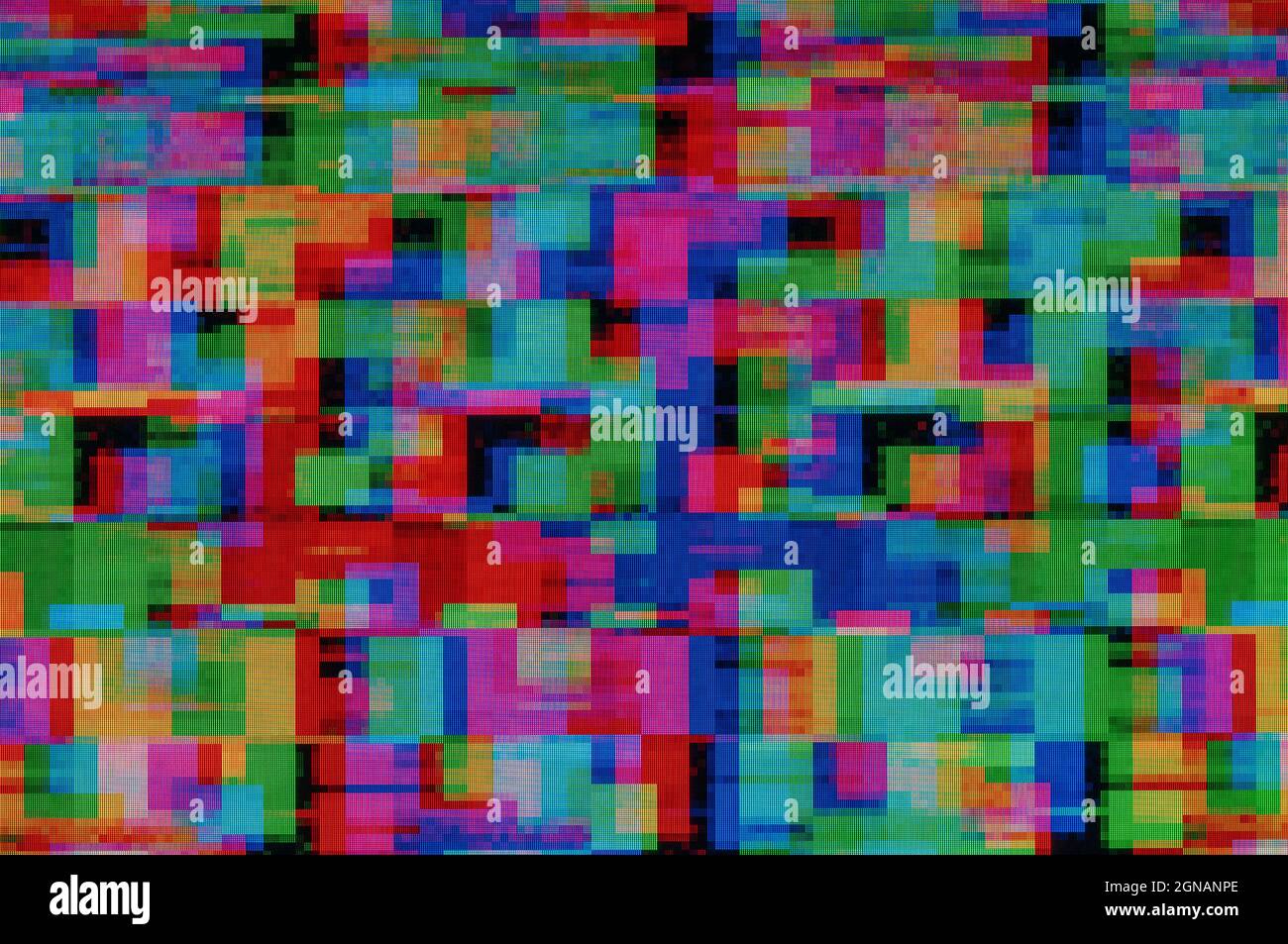 Abstract background, pattern of a digital glitch Stock Photo - Alamy